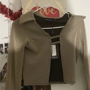 Khaki long sleeve shirt